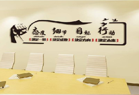  隆安企业文化墙主要展示什么？