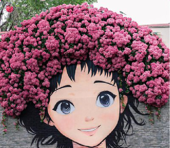  隆安墙体彩绘-网红墙打卡