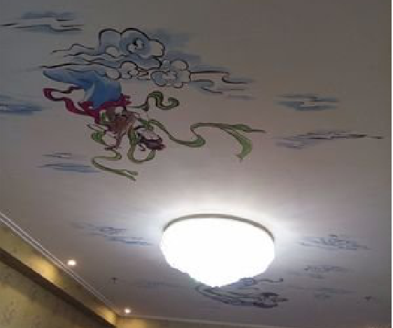  隆安如何快速绘制天花板上的手绘墙？