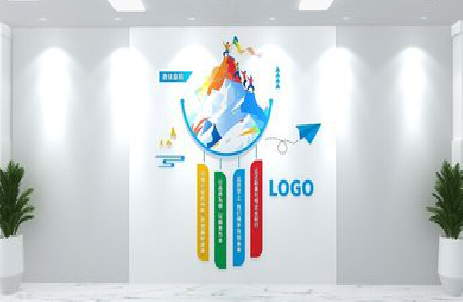  隆安公司企业形象墙的工艺材料有哪些？