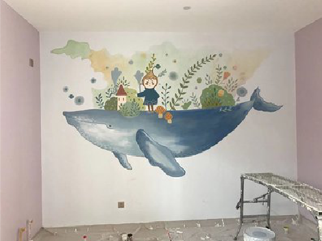  隆安手绘墙的特点及优势。