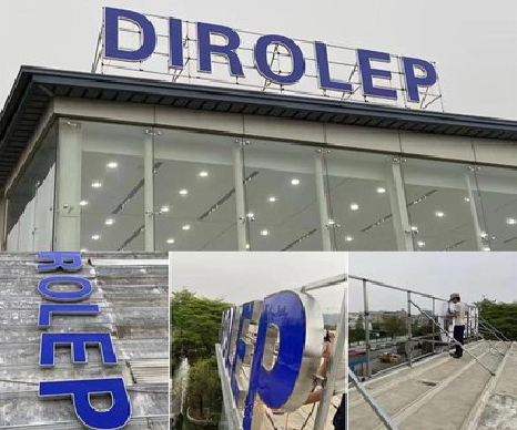  隆安楼顶发光字安装的注意事项。